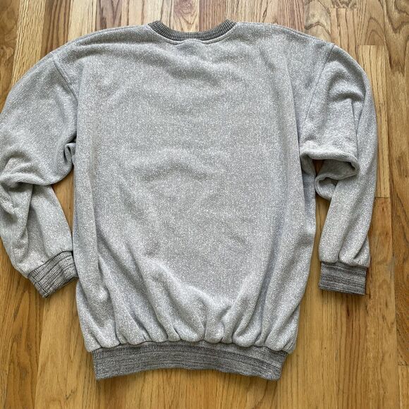 Men's Vintage 90s Quality Goods Nebraska Gray Crewneck Pullover Sweatshirt Sz XL - Picture 3 of 3